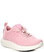 Color:Blush Meri - Image 1 - Coogee Knit Lace Up Sneakers