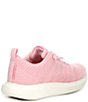 Color:Blush Meri - Image 2 - Coogee Knit Lace Up Sneakers