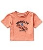 Color:Redwood Heather - Image 1 - Wrangler® Baby Newborn-24 Months Short Sleeve Bronco Rider T-Shirt
