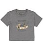 Color:Graphite Heather - Image 1 - Wrangler® Baby Newborn-24 Months Short Sleeve Rodeo Nationals T-Shirt