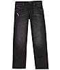 Color:Faded Black - Image 1 - Wrangler® Big Boys 8-20 Kabel Relaxed-Fit Tapered-Leg Denim Jeans