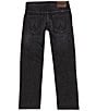 Color:Faded Black - Image 2 - Wrangler® Big Boys 8-20 Kabel Relaxed-Fit Tapered-Leg Denim Jeans