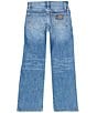 Color:Andalusian - Image 2 - Wrangler® Big Boys 8-20 Relaxed Fit Bootcut Denim Jeans