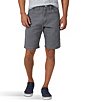 Color:Rock Grey - Image 1 - Wrangler® Free To Stretch™ 10 1/2#double; Inseam Carpenter Shorts
