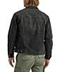 Color:Black - Image 2 - Wrangler® Long Sleeve Unlined Denim Jacket