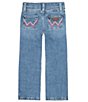 Color:Kate - Image 1 - Wrangler® Toddler Girls 2T-4T Kate Western Bootcut Jeans
