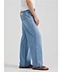 Color:Betty Blue - Image 4 - Worldwide Denim Mid Rise Wide Leg Jean