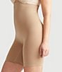 Color:Almond - Image 3 - Seamless Solutions High Waisted Thigh Shaping Shorts