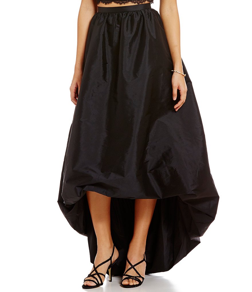 Adrianna Papell Bubble Taffeta Hi-Low Tea-Length Skirt