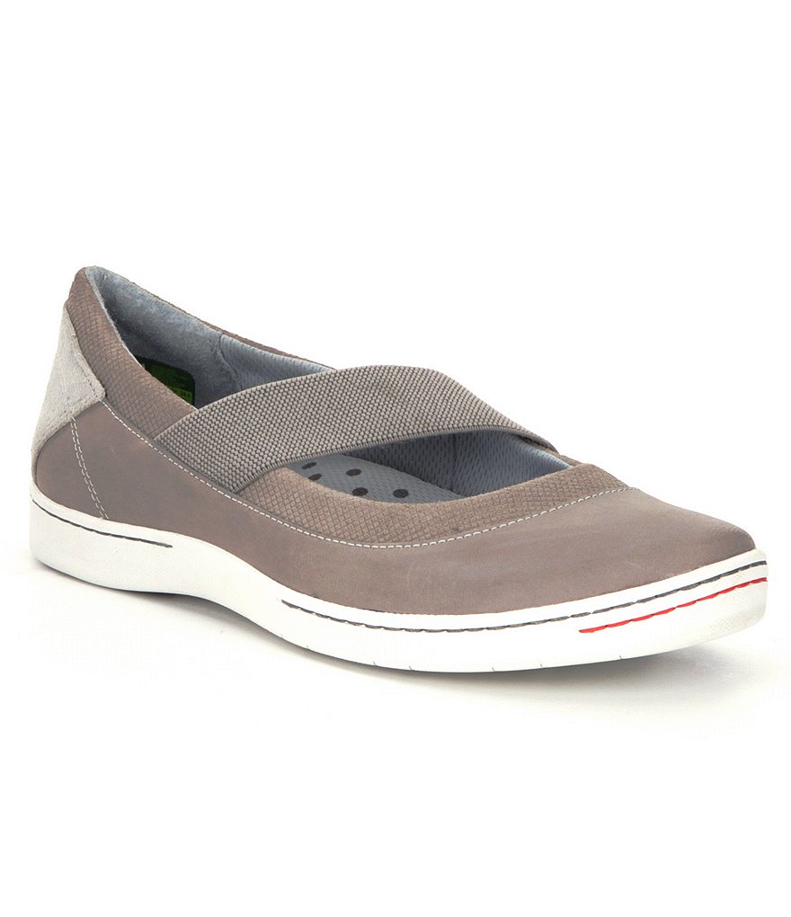 Ahnu Telegraph Water-Resistant Leather Asymmetrical Band Mary Jane Shoes