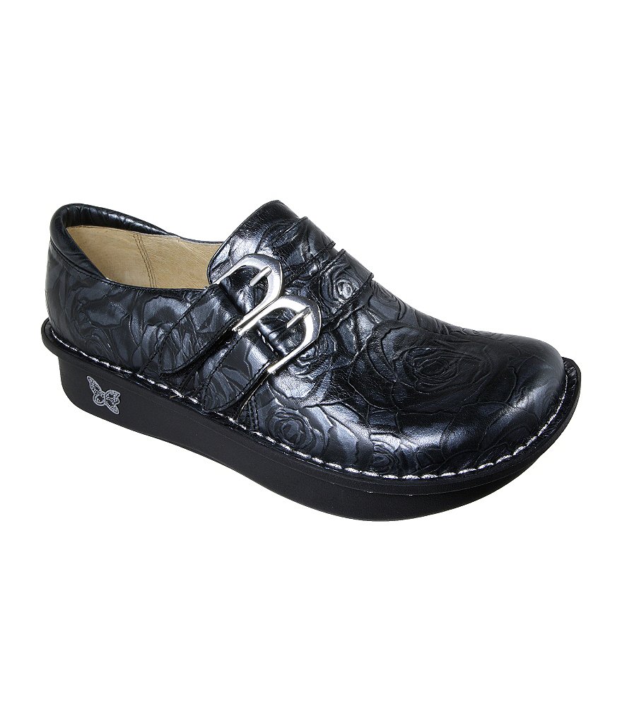 Alegria Alli Two-Buckle Slip-On Clogs