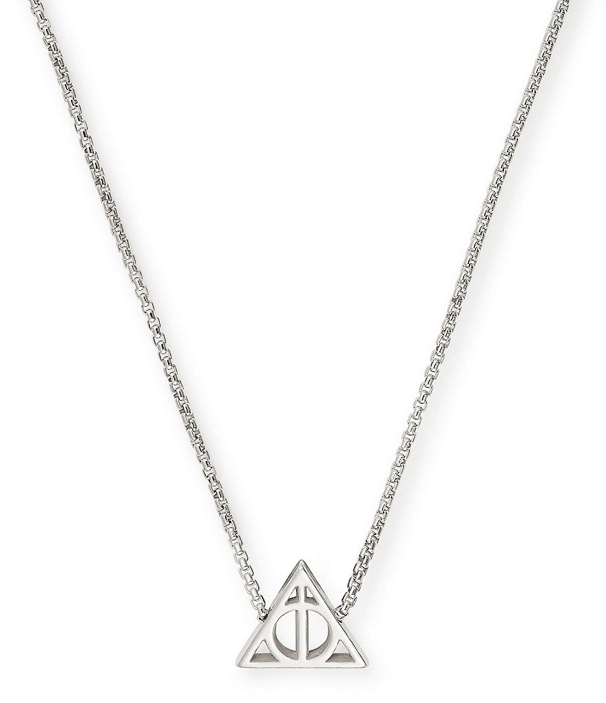 Alex and Ani Harry Potter™ Deathly Hallows™ Sterling Silver Fine Necklace