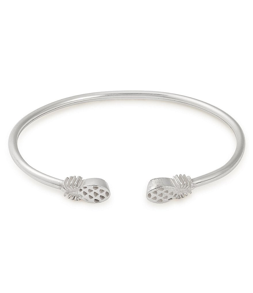 Alex and Ani Sterling Silver Pineapple Cuff