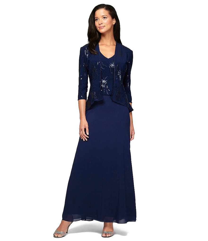 Alex Evenings Hi-Low Jacket Dress