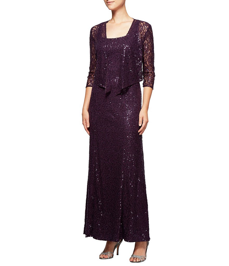 Alex Evenings Lace 2-Piece Jacket Dress