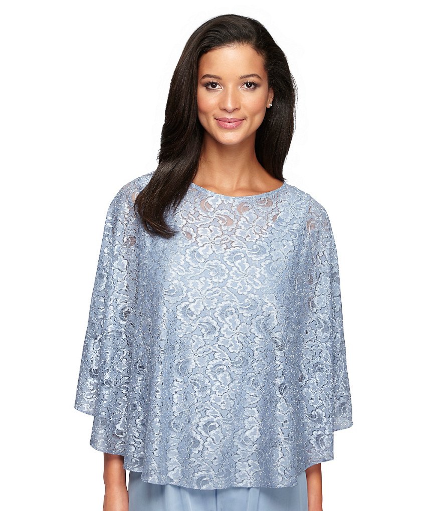 Alex Evenings Lace Flutter Sleeve Twinset