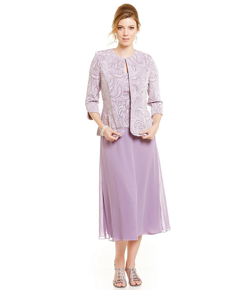 Alex Evenings Mock 2-Piece Jacket Dress