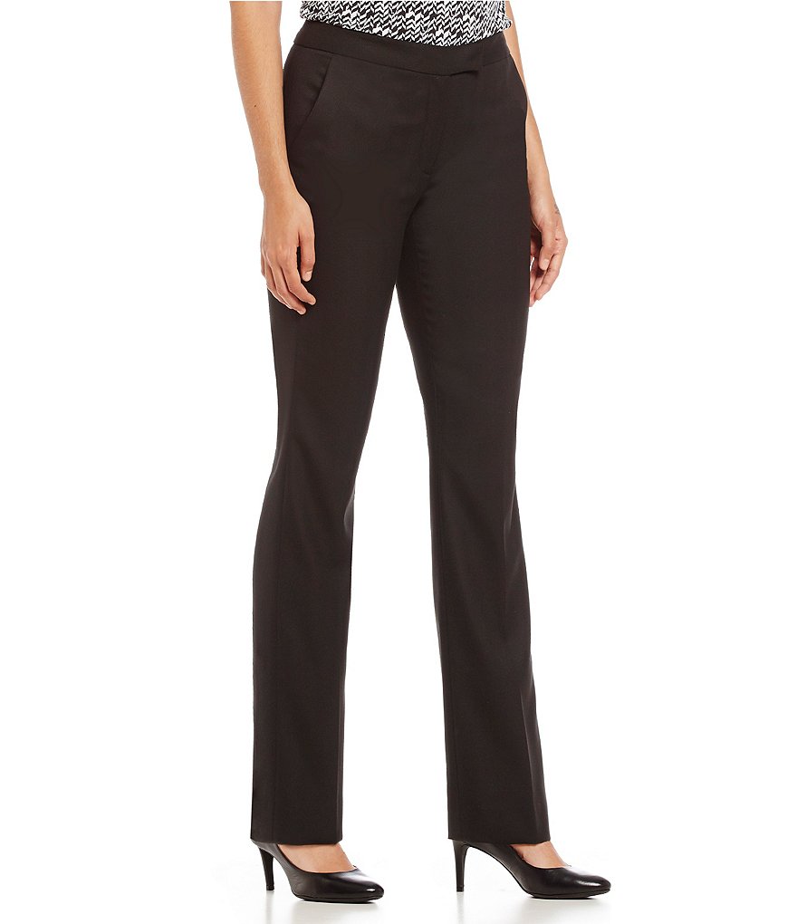 Alex Marie Aesthetic Allure Kelsey Herringbone Straight-Leg Pant