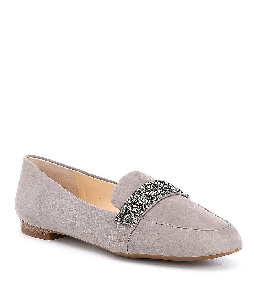 Alex Marie Galiah Glitter Suede Flats