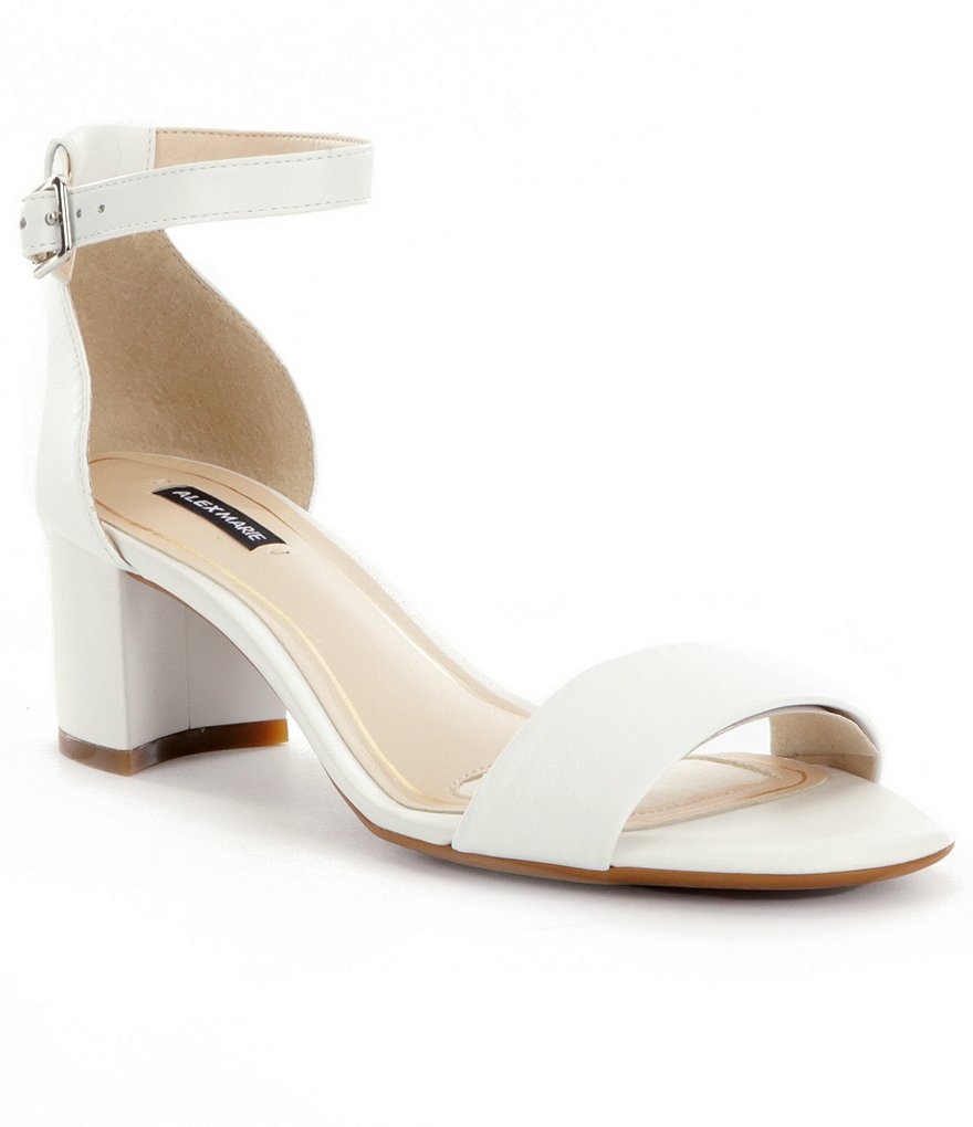 Alex Marie Soffiah Banded Ankle Strap Block Heel Dress Sandals