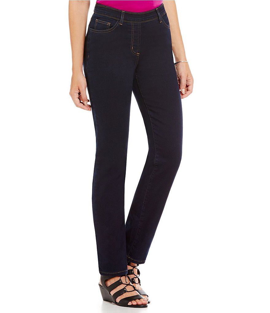 Allison Daley Modern Straight Leg Pull-On Jeans