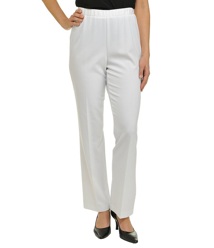 Allison Daley Petite Pull-On Solid Pant