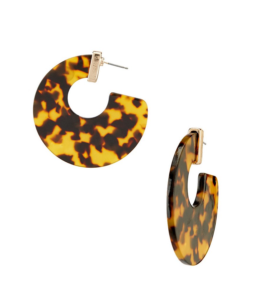 Anna & Ava Jenson Tortoise Hoop Earrings
