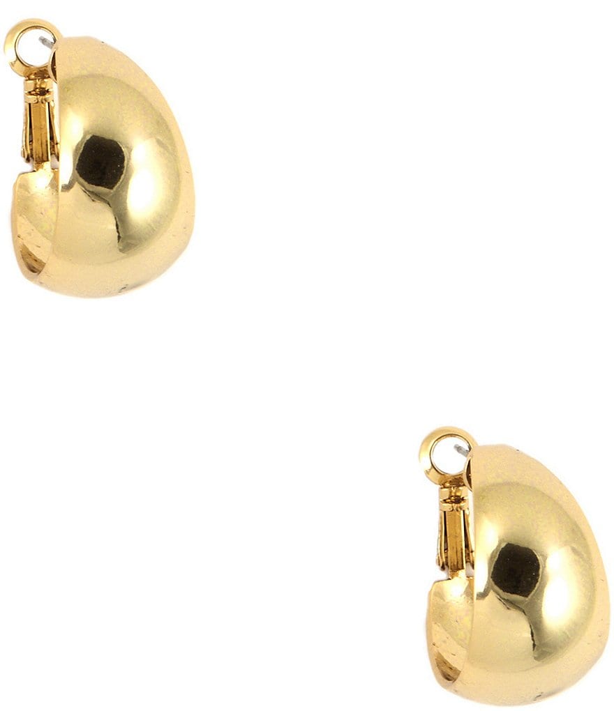 Anne Klein Medium Gold Hoop Earrings