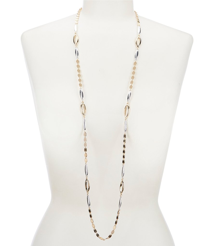 Anne Klein Oval Strand Necklace