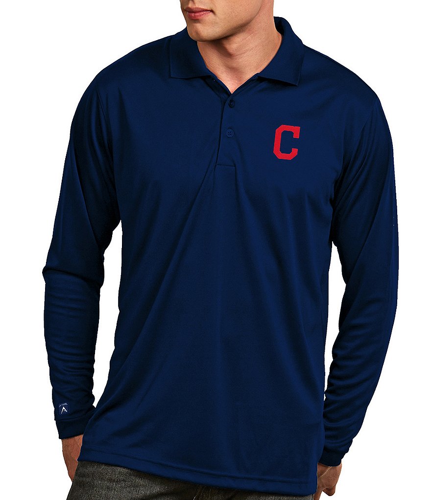 Antigua MLB Exceed Long-Sleeve Polo Shirt