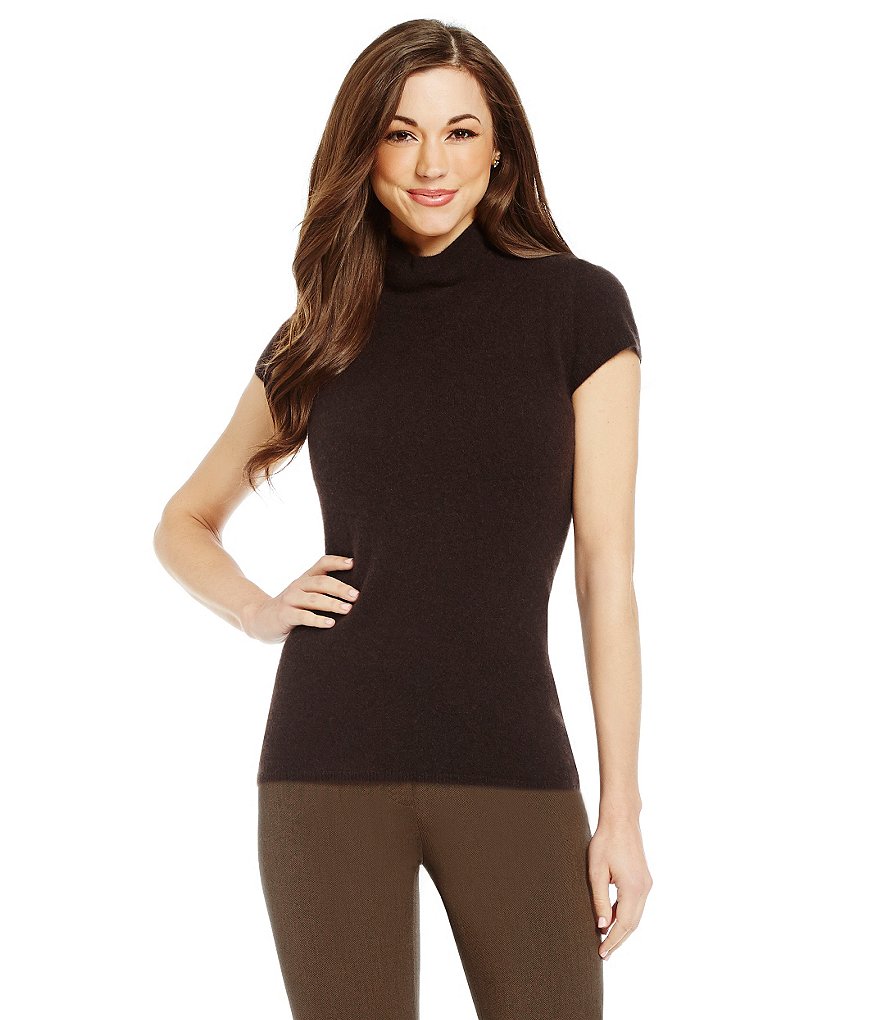 Antonio Melani Cashmere Ellie Mock Neck Sweater