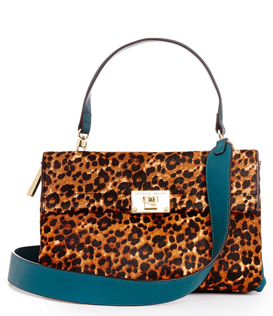 Antonio Melani Haircalf Guitar-Strap Shoulder Bag
