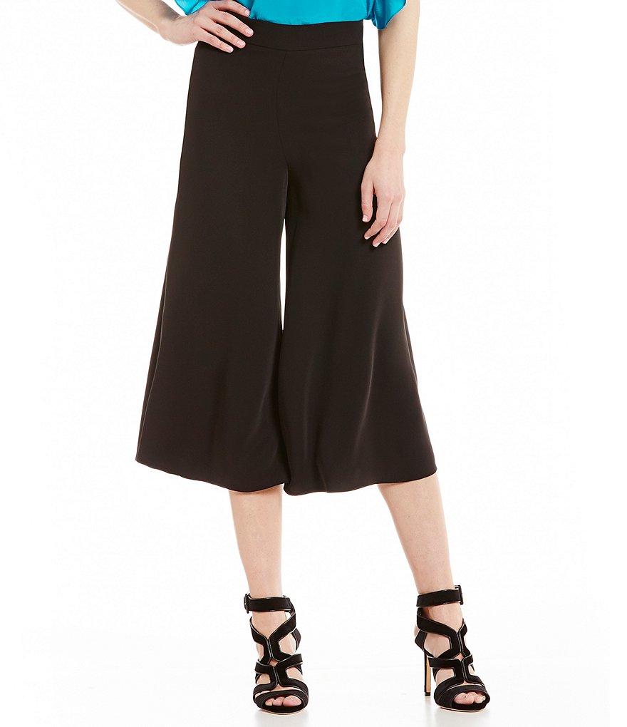 Antonio Melani Jolene Tech Crepe Wide-Leg Culotte