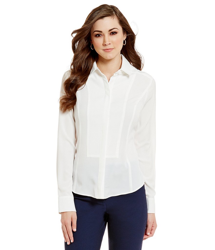 Antonio Melani Jordan Button-Front Blouse