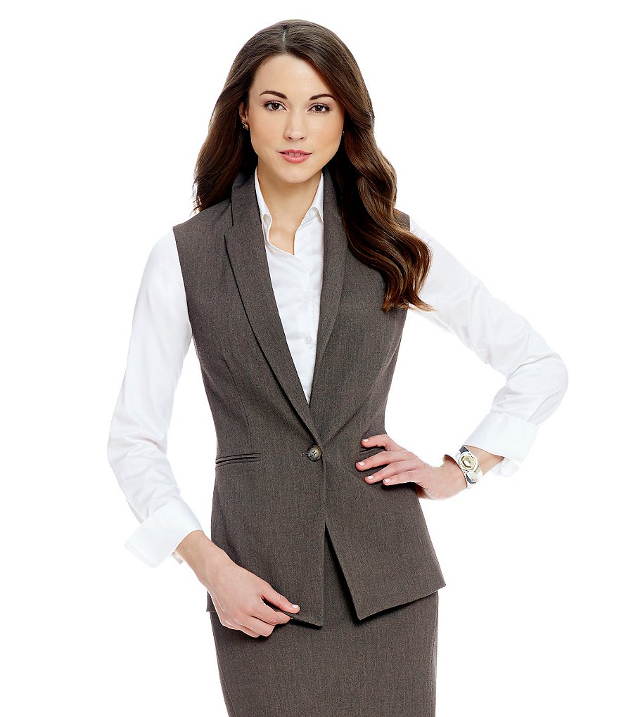 Antonio Melani Karla Stretch Twill Vest