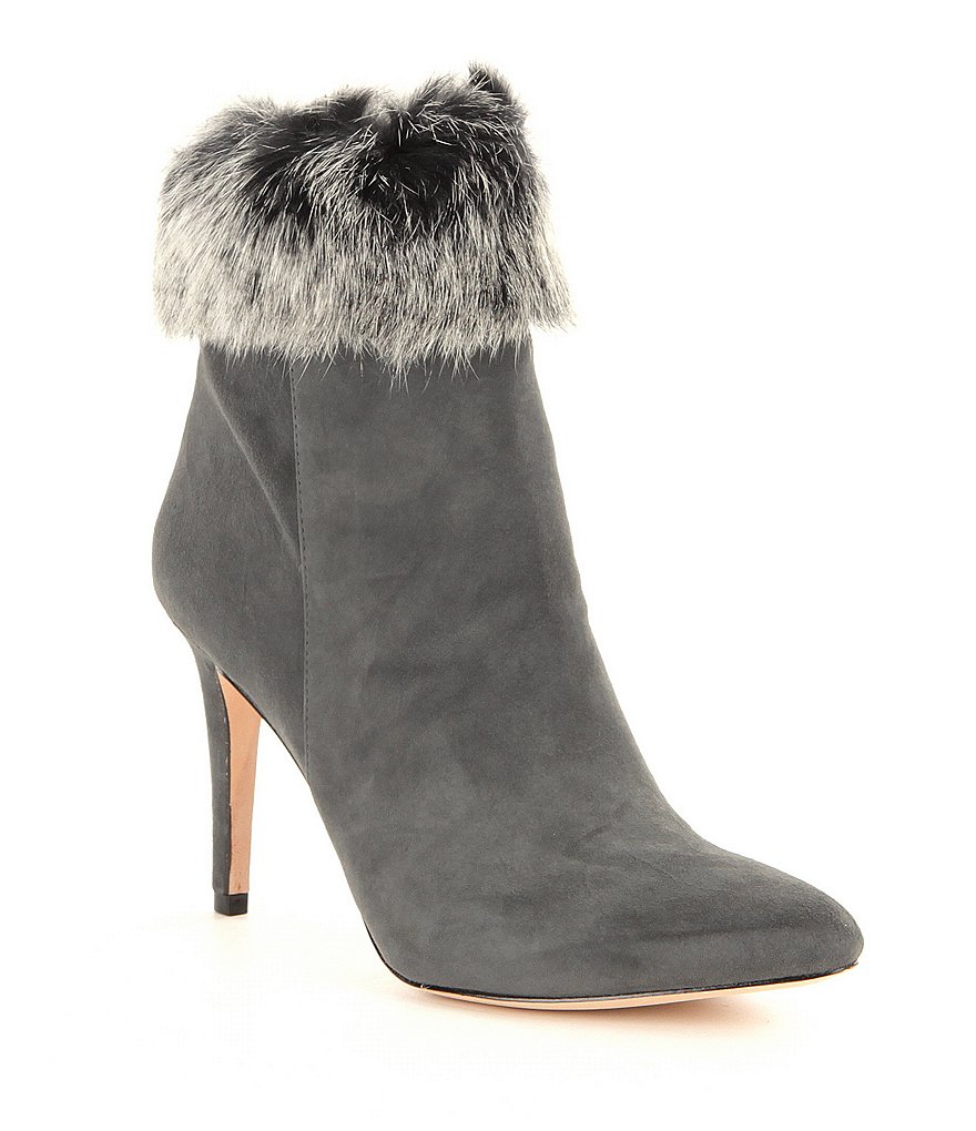 Antonio Melani Kylan Rabbit Fur Dress Booties