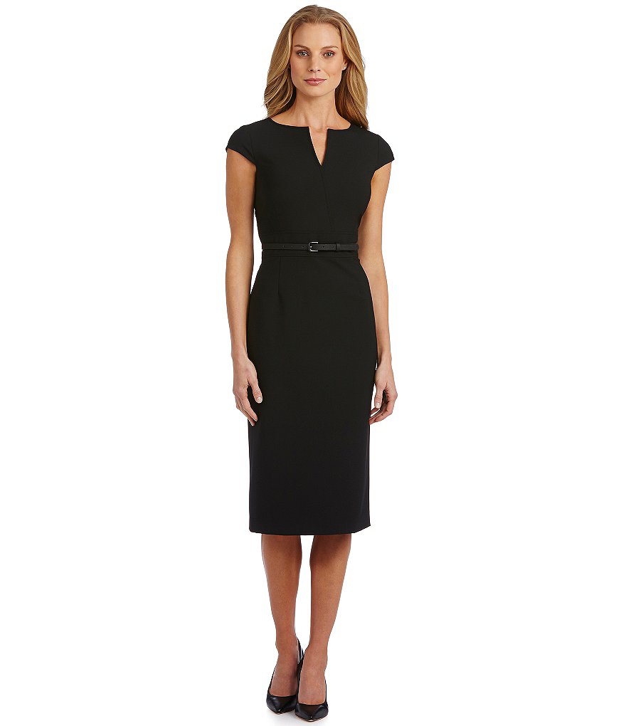 Antonio Melani Melissa Belted Midi Dress