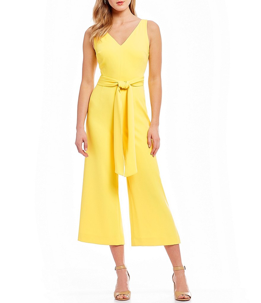 Antonio Melani Nala Tie Waist Culotte Jumpsuit