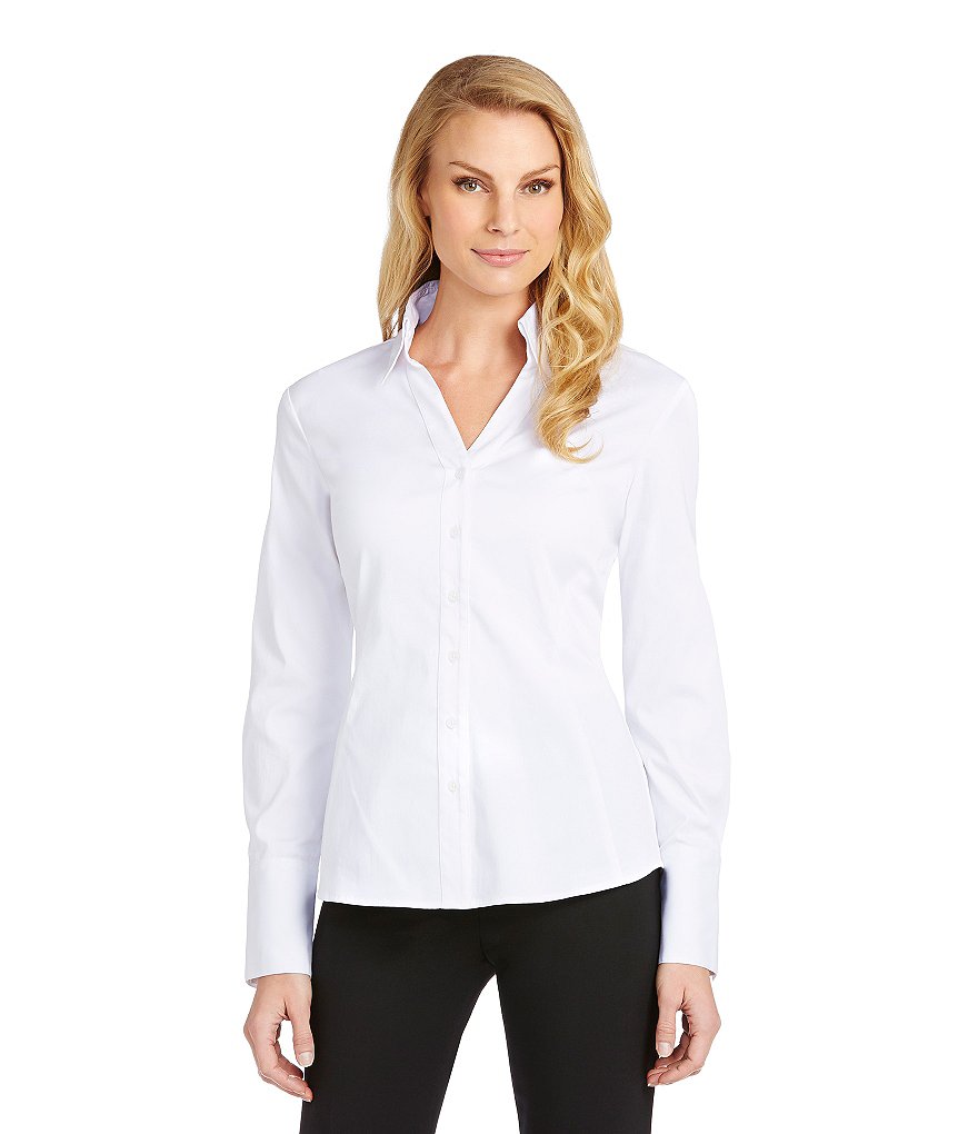 Antonio Melani Nicola Seamed Button-Front Blouse