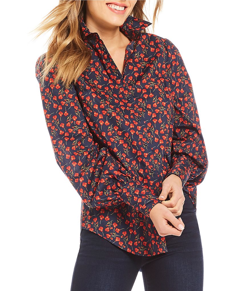 Antonio Melani Victoria Floral Print Blouse Made With Liberty Fabrics