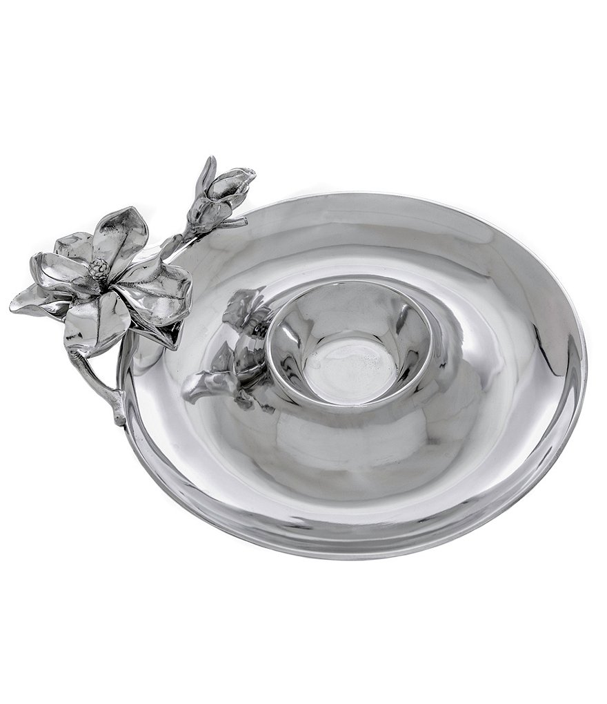 Arthur Court Magnolia Chip & Dip Server