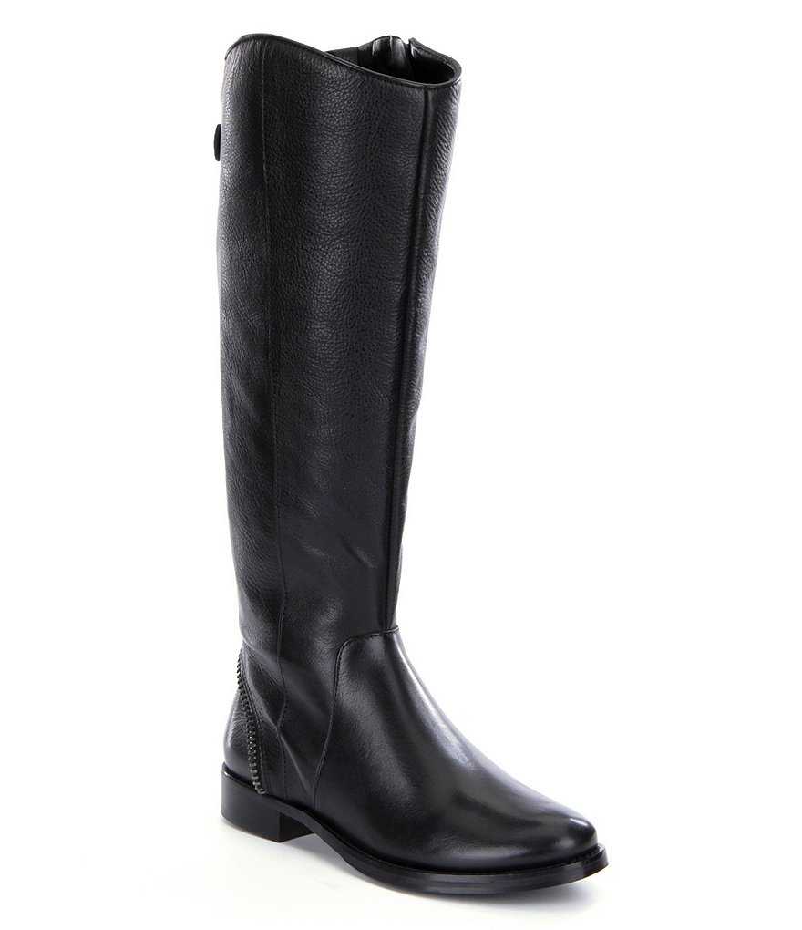Arturo Chiang Falicity Wide-Calf Riding Boots