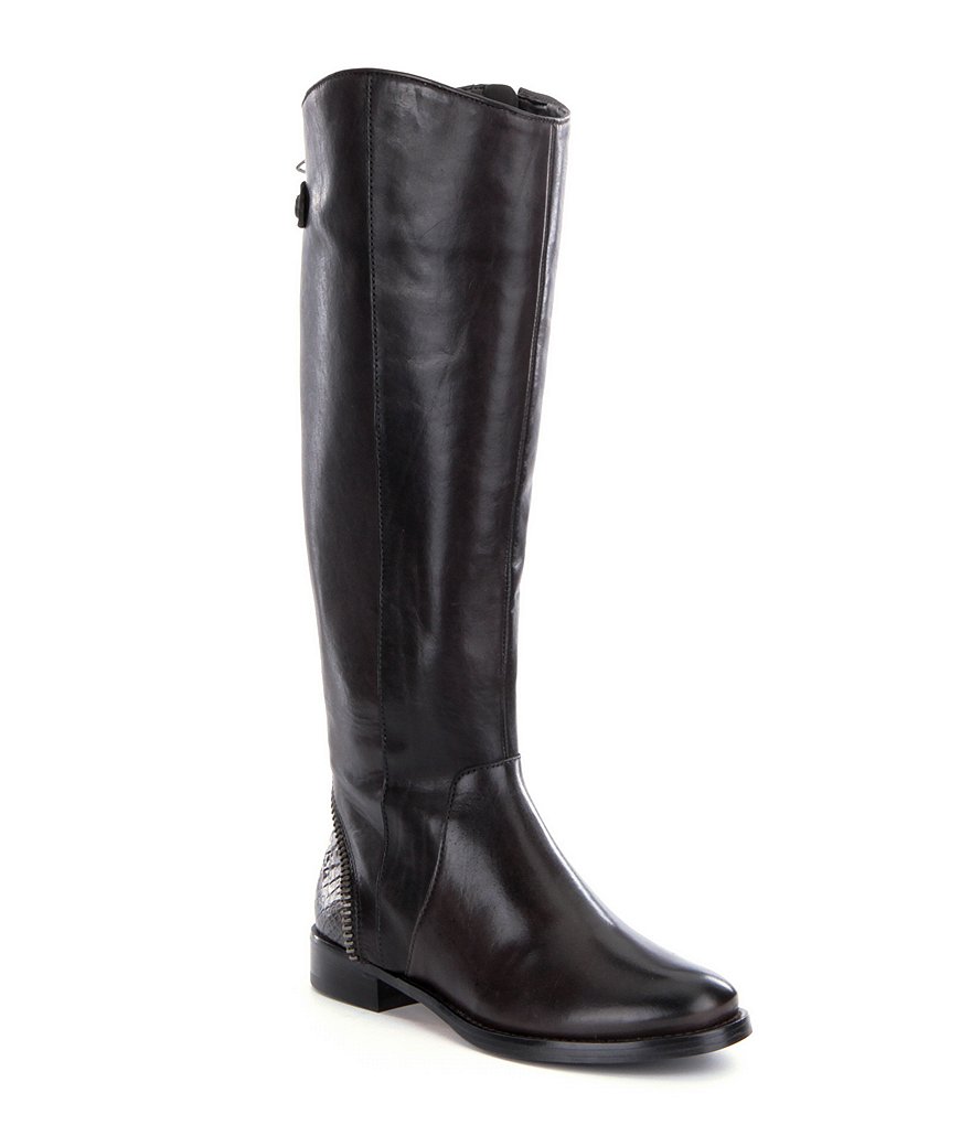 Arturo Chiang Falicity Wide-Calf Riding Boots