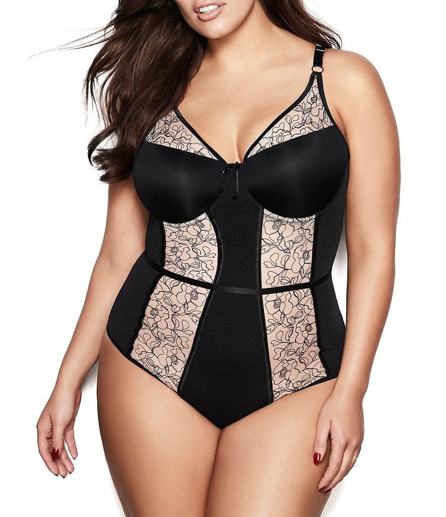 Ashley Graham Plus Seductive Bodysuit