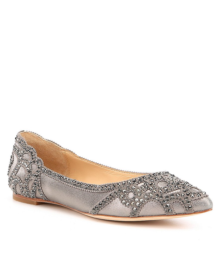 badgley mischka gigi flats
