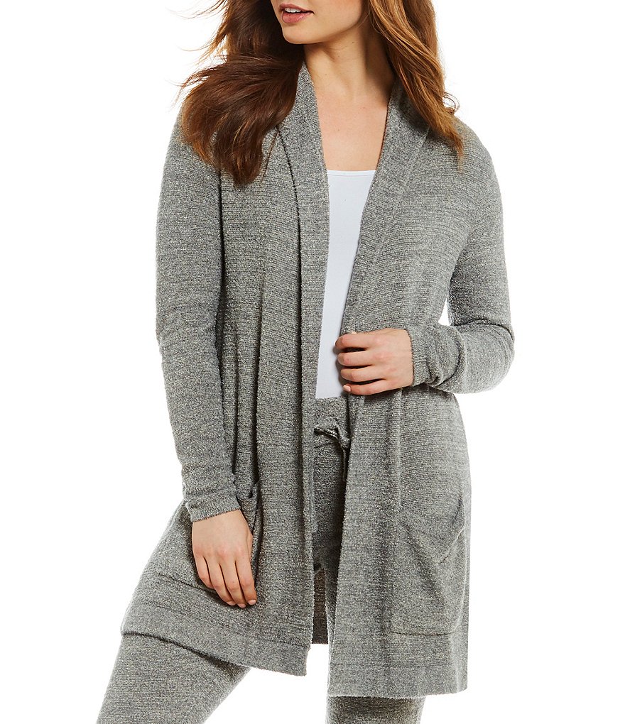 Barefoot Dreams Cozychic Lite Resort Hooded Lounge Cardigan