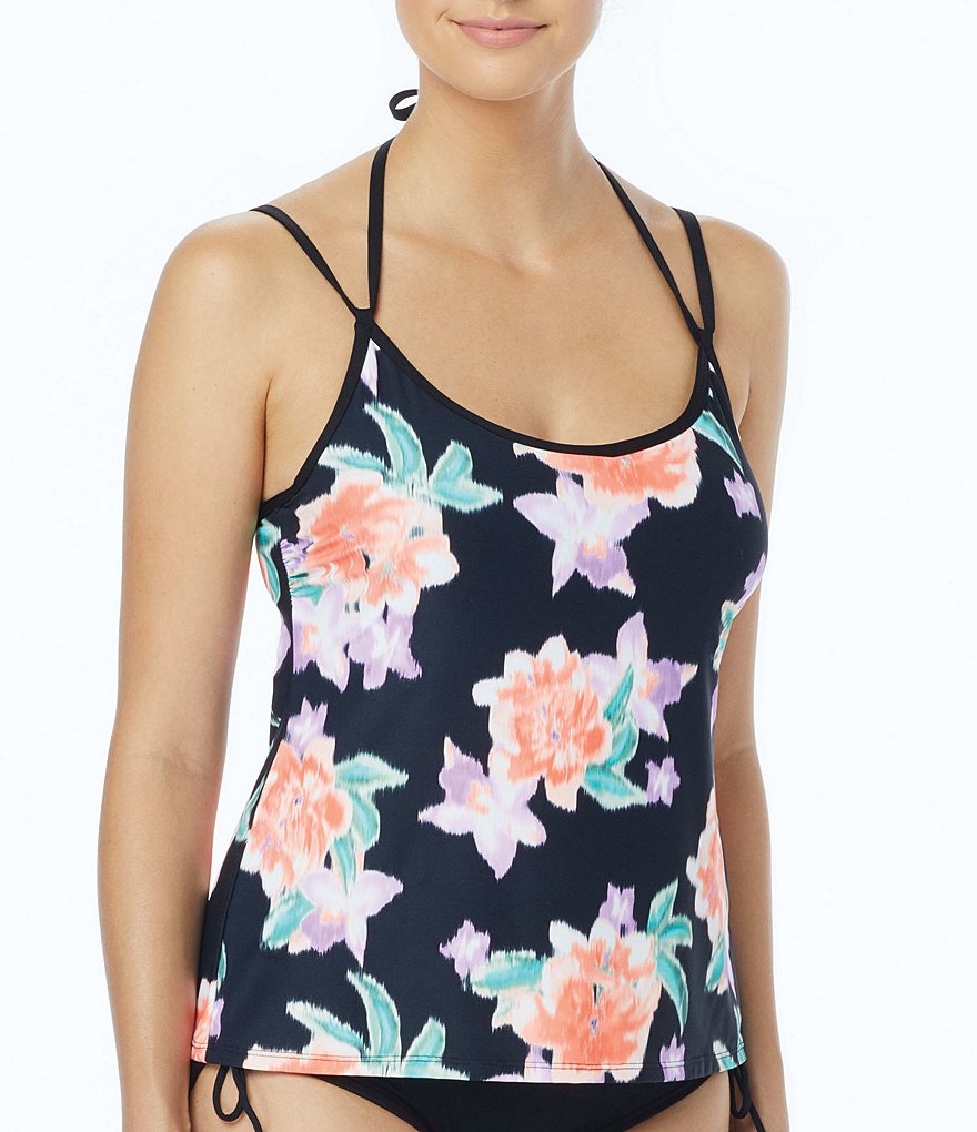 Beach House Bungalow Bay Flower Mia U-Neck Underwire Tankini Top
