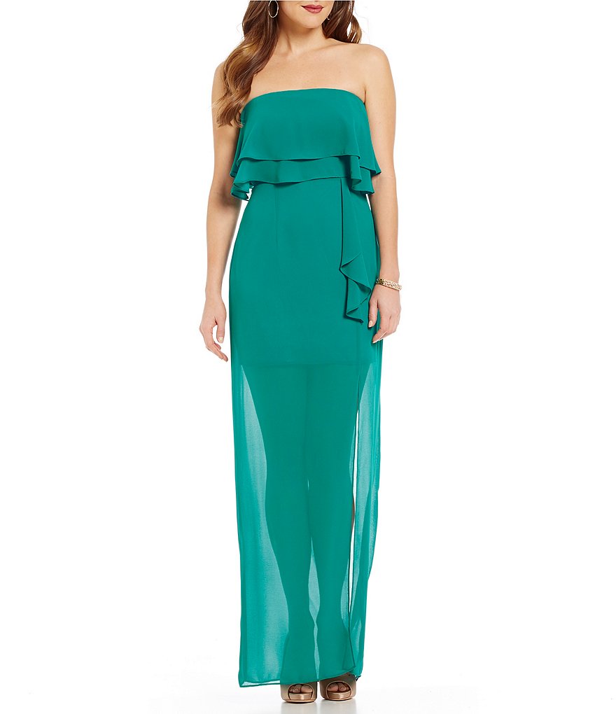 Belle Badgley Mischka Naya Strapless Dress