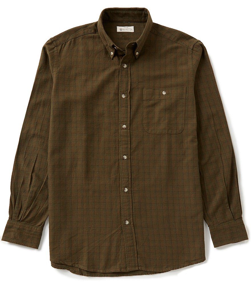 Beretta Flannel Checked Classic Button-Down Shirt