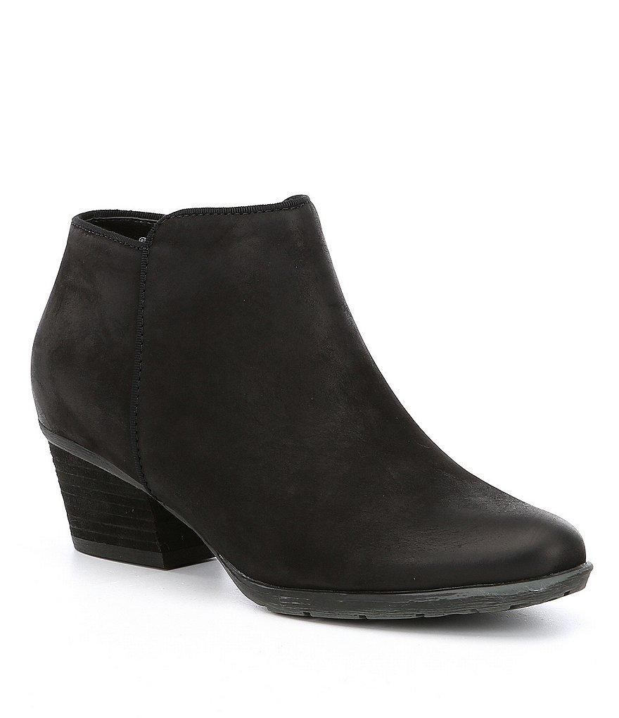 Blondo Waterproof Villa Leather Block Heel Booties